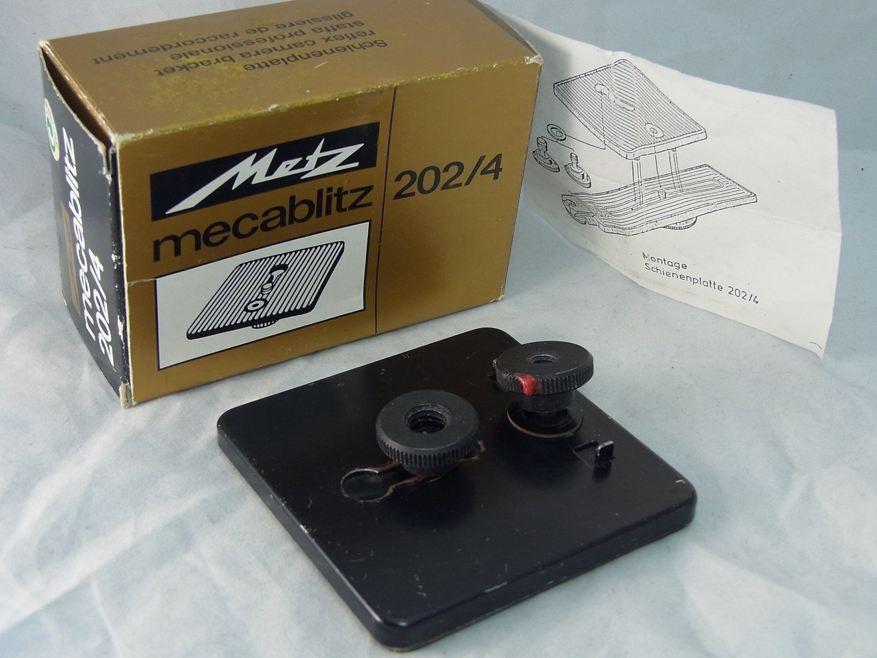 Mecablitz Flash: Metz 202-4 adapter Mittelformat Blitz 45 & 60 #v3 – Usato da Dietikon venduto da Baro4 1