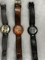 Lot de 3 montres Tissot rockwatch- woodwatch.