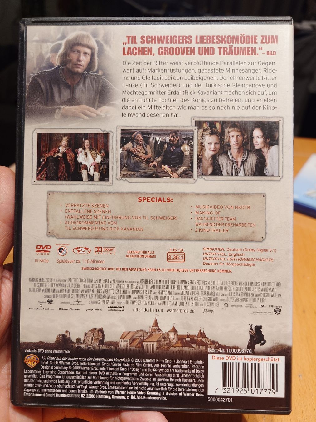 Tutti i DVDs: DVD 1 1/2 Ritter – Usato da Kirchberg BE venduto da Myford 1