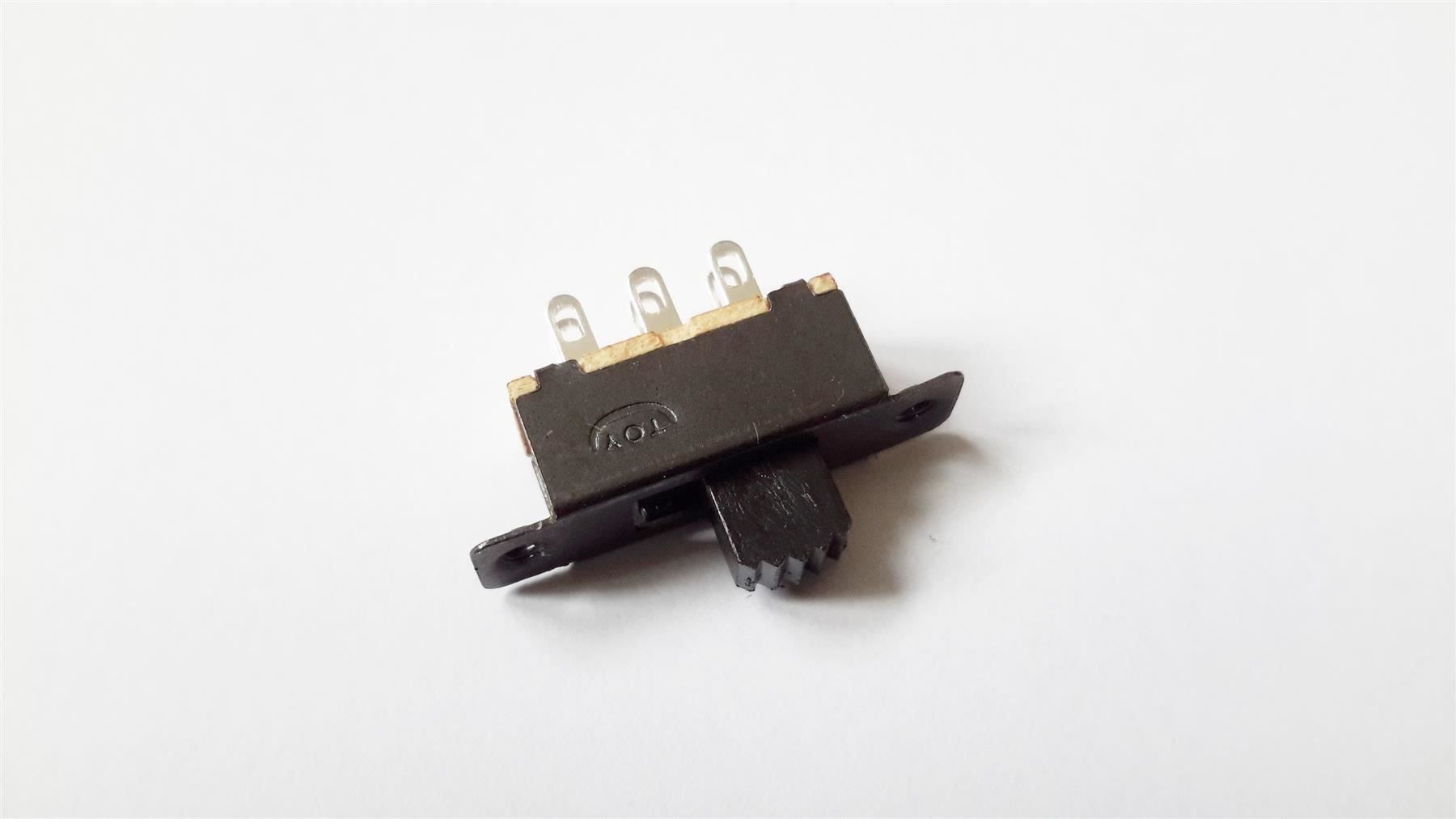 Schalter: Schiebeschalter Mini 6 Pins 2xUM schwarz – Neu und originalverpackt aus St. Gallen von cointec 3