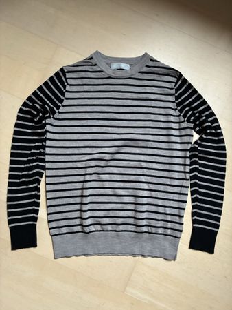 Pullover Merino gestreift Gr. S