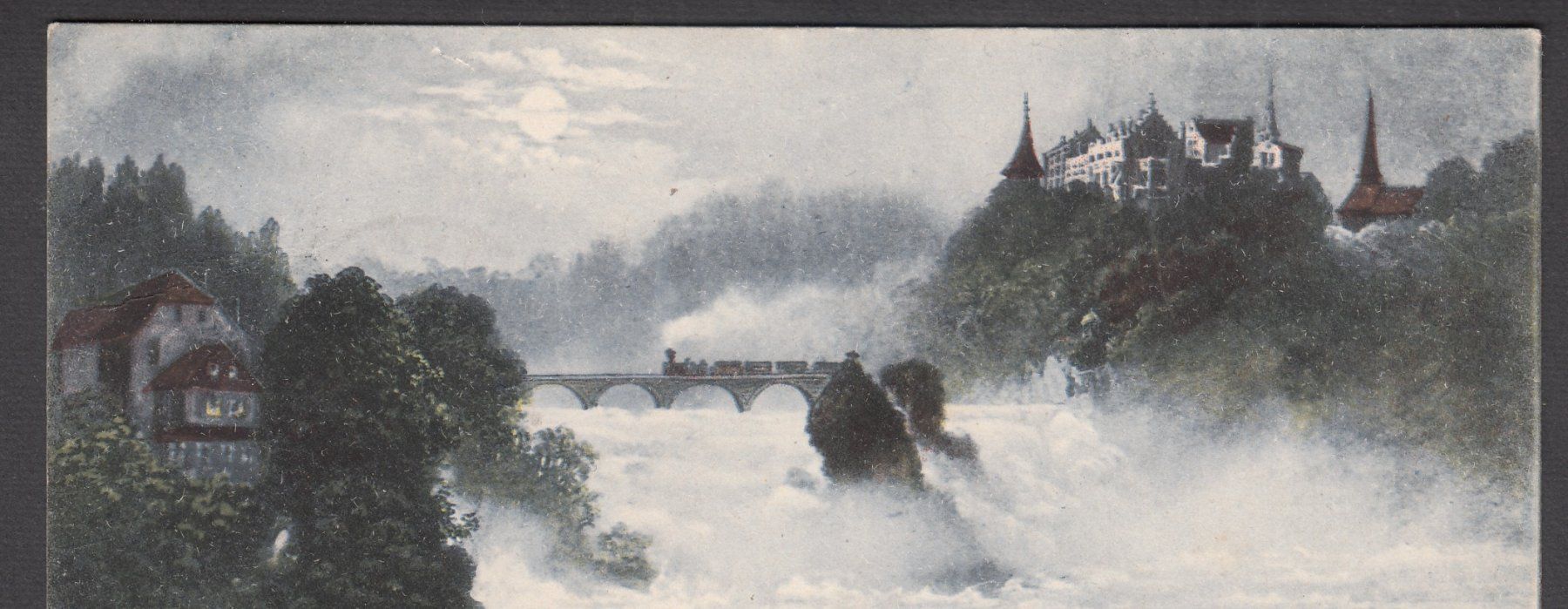 Cartoline postali: Rheinfall seltene alte Ansichtskarte, datiert 1905 Schaff... – Usato da Brienz BE venduto da Diliplunz 1