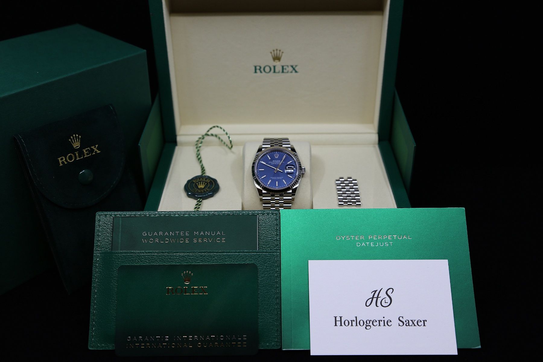 Rolex Orologi: Rolex, Datejust 36, blau, 126234 – Usato da Baar venduto da HorlogerieSaxerGmbH 1