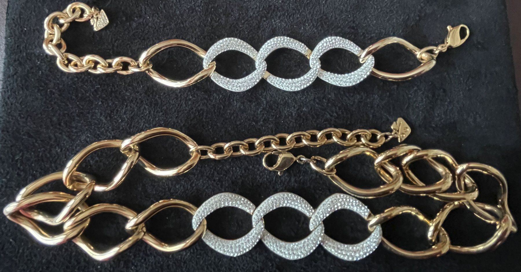 Swarovski Catenine: Kette mit Armband von Swarovski – Usato da Chur venduto da elifor 6