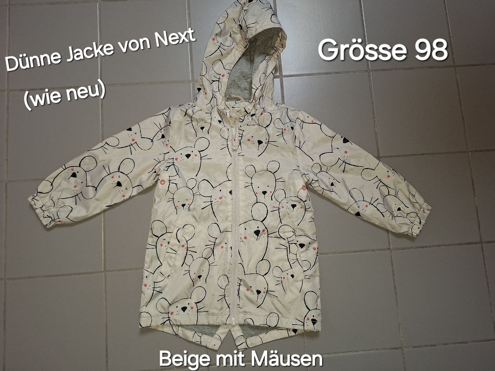 Next Giacche & Cappotti: Süsse Jacke von Next 98 🐭 – Usato da Sissach venduto da Nothing123