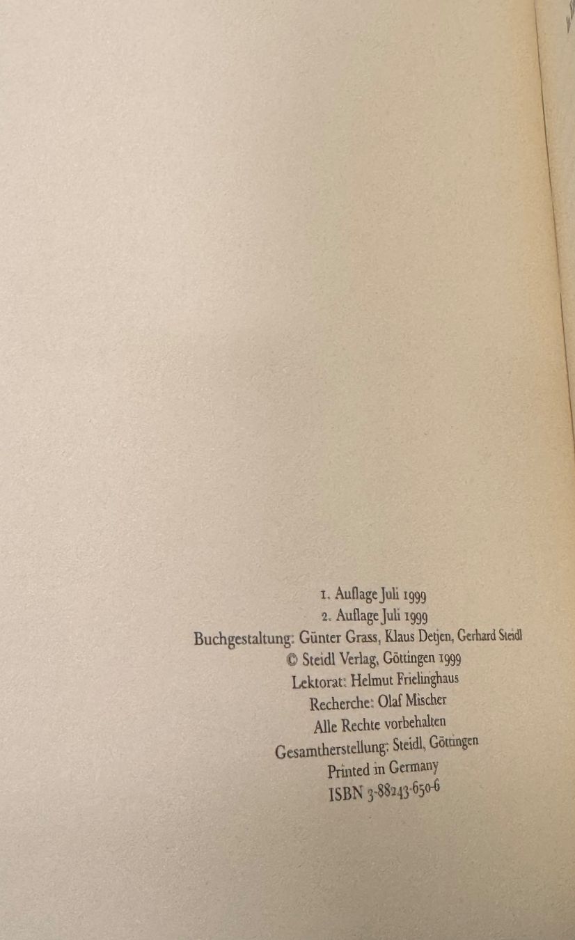 Libri: Günter Grass: Mein Jahrhundert – Usato da Basel venduto da Ostschweiz06 1