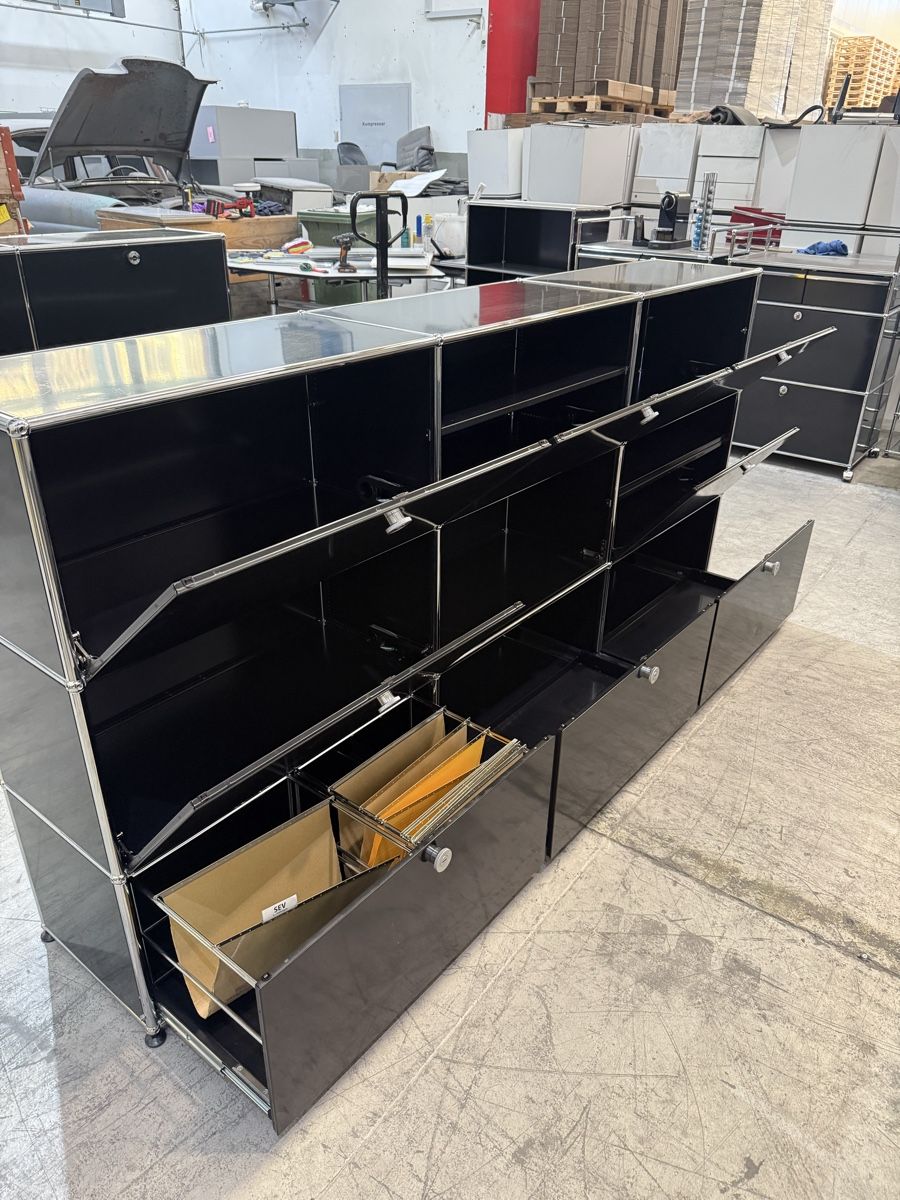 USM Regale: USM Haller Sideboard 3x3 Graphitschwarz Q2 – Gebraucht aus Balsthal von Designhaus.Schmitt 4