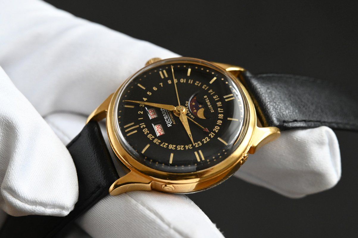 Orologi: Richard Datora Triple Calendar Moonphase Caliber AS 1402N – Usato da Eschert venduto da Watchlegend 2