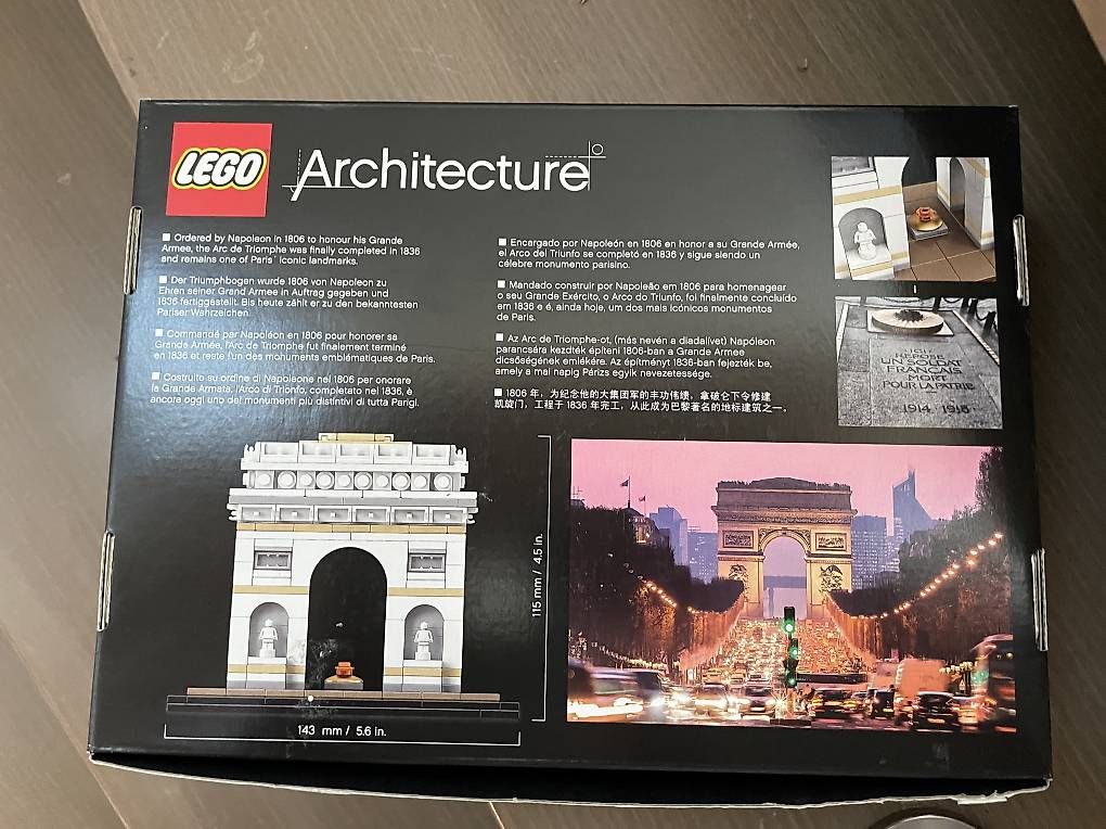 Lego Kit di costruzioni: LEGO 21036 Arc de Triomphe complet – Usato da Vésenaz venduto da Nephrax 1