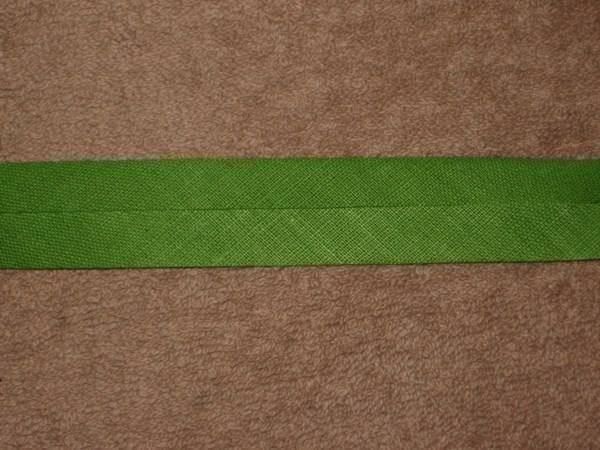 Dekobänder: Schrägband apfelgrün 2cm/1cm breit – Neu und originalverpackt aus Füllinsdorf von Schlupp 1