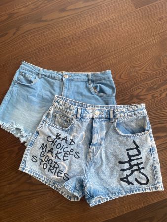 Coole Jeans Shorts im Sommer Look, Gr. L/XL