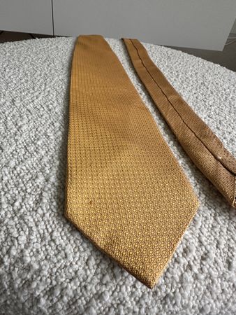 Gelbe vintage Kenzo Homme Krawatte