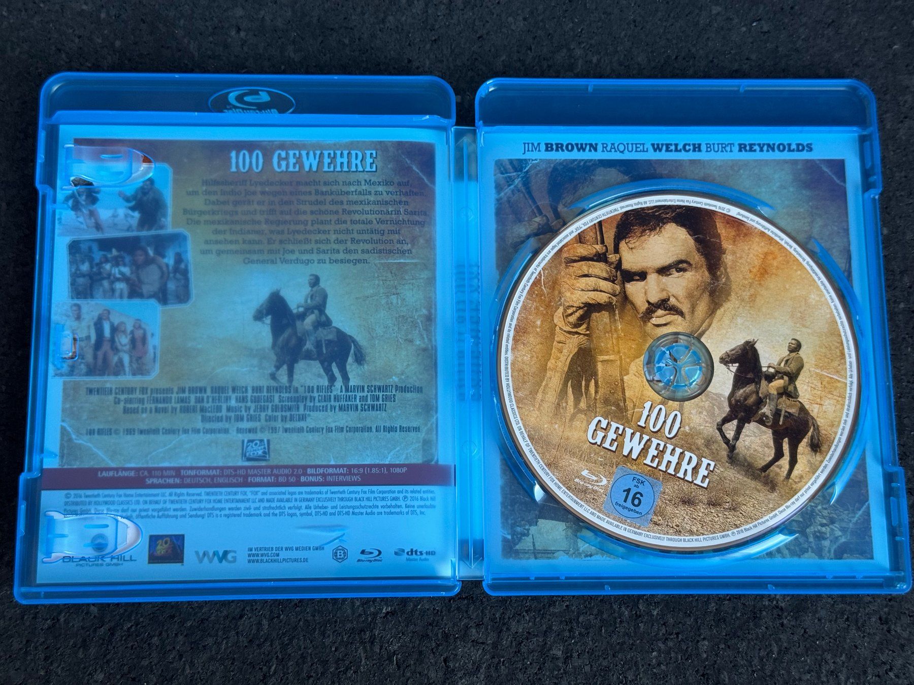 Tutti i DVDs: 100 Gewehre Western Blu-ray Disc DE/EN – Usato da Fribourg venduto da tschjoly 4