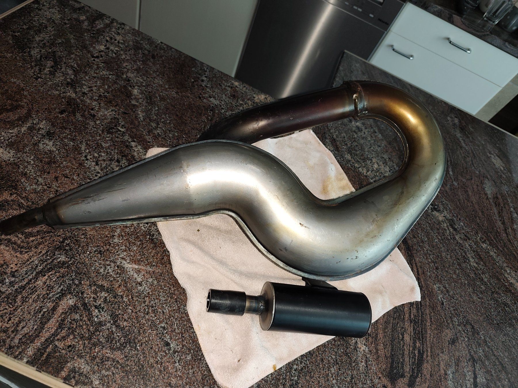Vespa Échappements: Piaggio Vespa 125 gianneli auspuff – D'occasion à Chevenez par oldyparadise 3