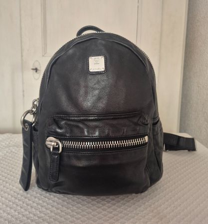 MCM Rucksack, aus Leder