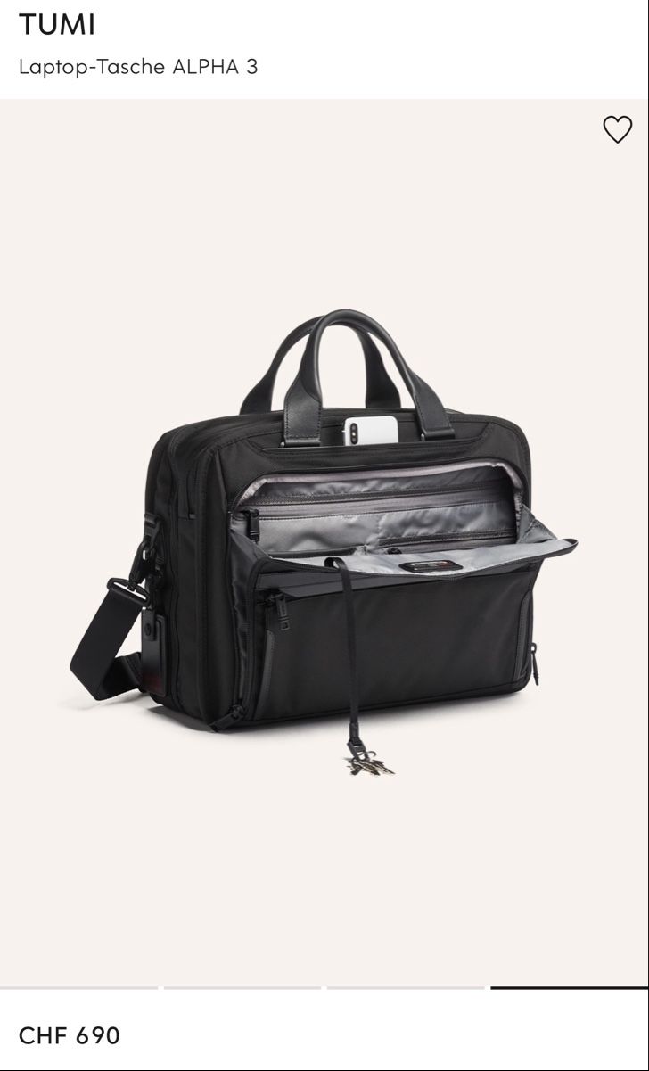 Tumi Sacs: TUMI Laptop-Tasche ALPHA 3 – D'occasion à Meilen par PaulBenz 2