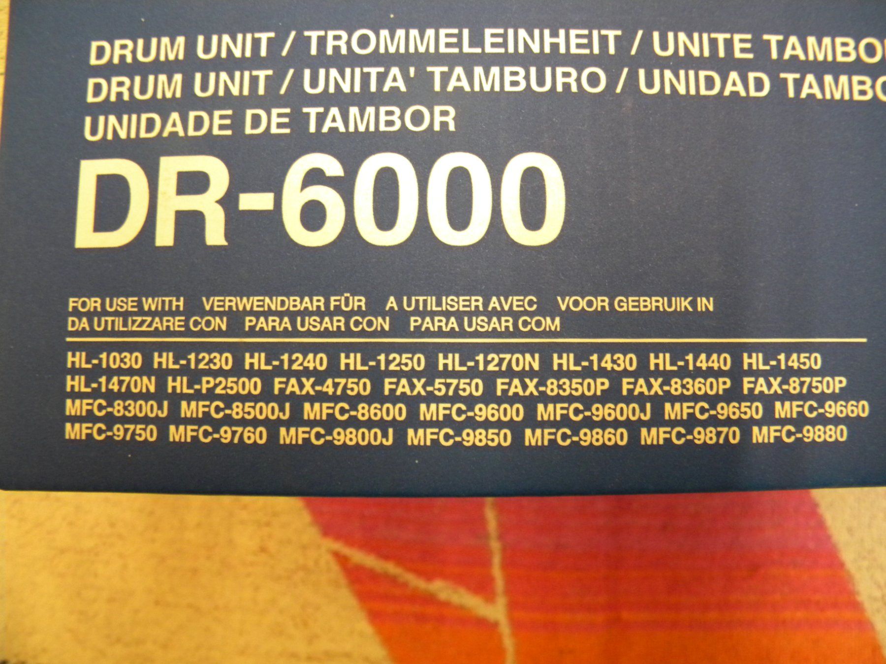 Brother Cartucce per stampanti & toner: DR-6000 Brother Drum – Nuovo e nell'imballaggio originale da Bühler venduto da Wini100 2