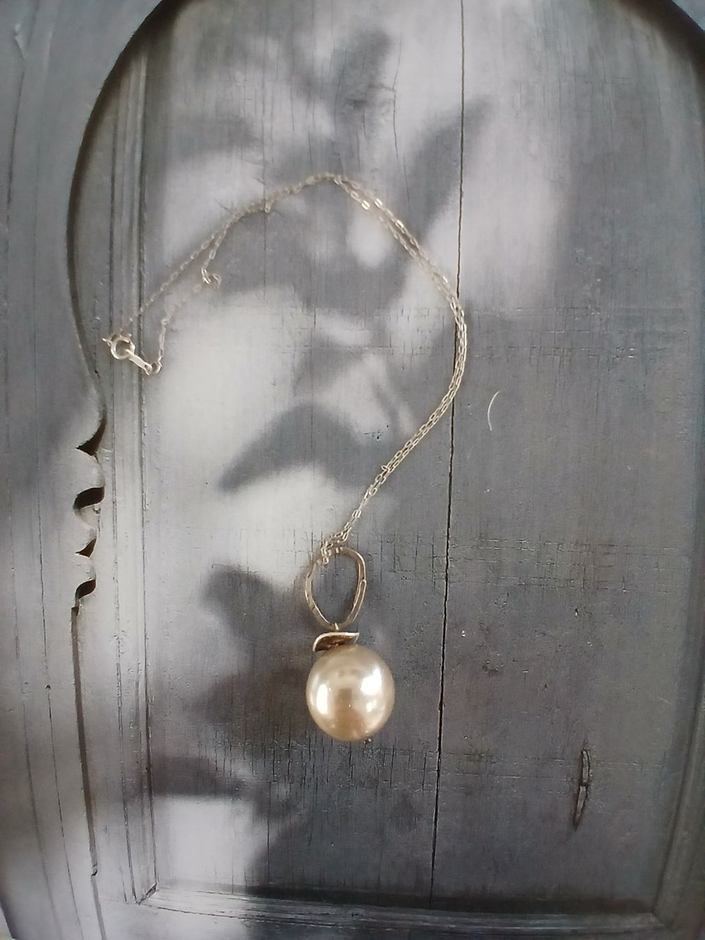 Catenine: Silberkette 925 mit Perlenanhaenger – Usato da Beckenried venduto da SylvkensWorld