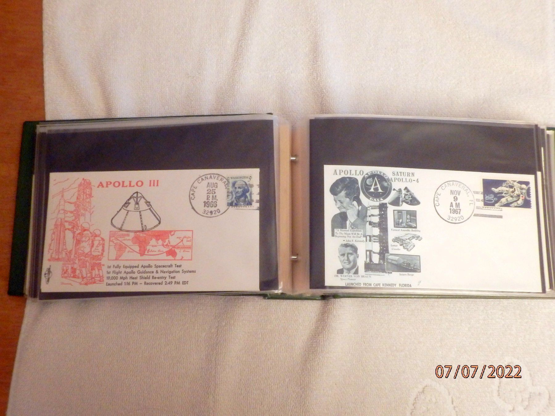 Tous les timbres: Sammlung Briefe, Deutschland, Apollo Programm, J.F. Kennedy – D'occasion à Ueberstorf par dinbau 7