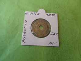 Palästina 1934, 10 Mils