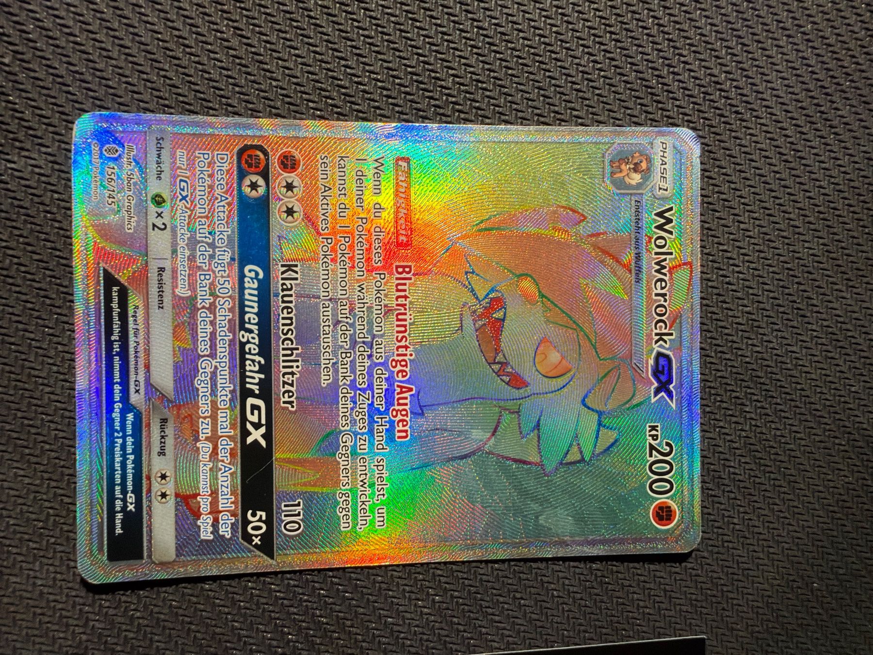 Pokémon Sammelbilder & Trading cards: Wolwerock GX Rainbow 2018 – Neu (gemäss Beschreibung) aus Twann von Jolanda21
