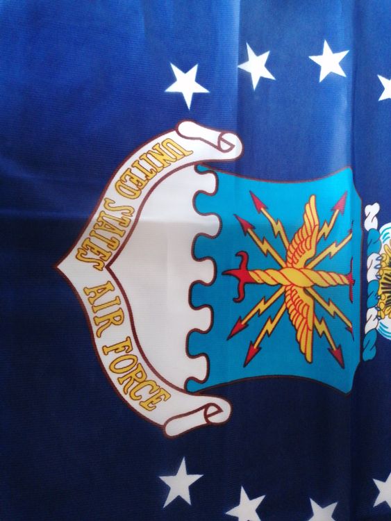 US Air Force Academy Flagge, 91 X 152 Cm, 100% Polyester, Für Innen & Außen, Mit Ösen