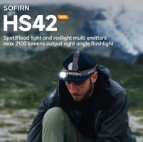 Neu: Sofirn HS42 Stirnlampe mit Flut- / Spot- und Rotlicht