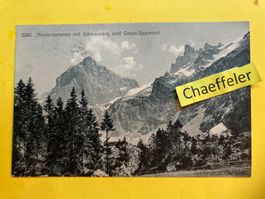 1918 Niederurnen mit Schlossberg und Gross-Spannort
