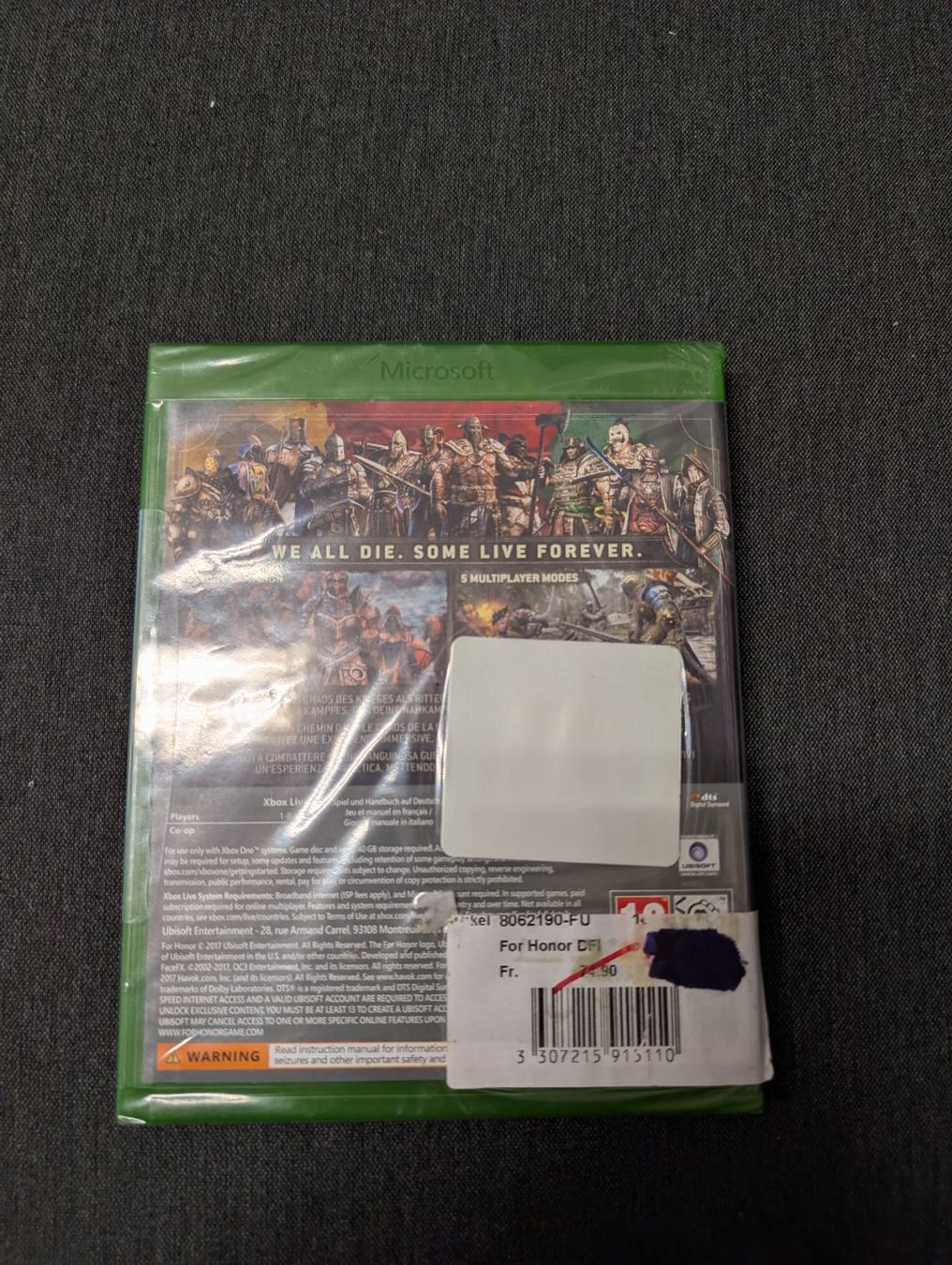 Giochi: For Honor Microsoft Xbox Series x / one – Nuovo e nell'imballaggio originale da Giubiasco venduto da Ticinerd 1