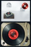 Schallplatte - Briefmarken, Helvetia, Block + FDC 2014