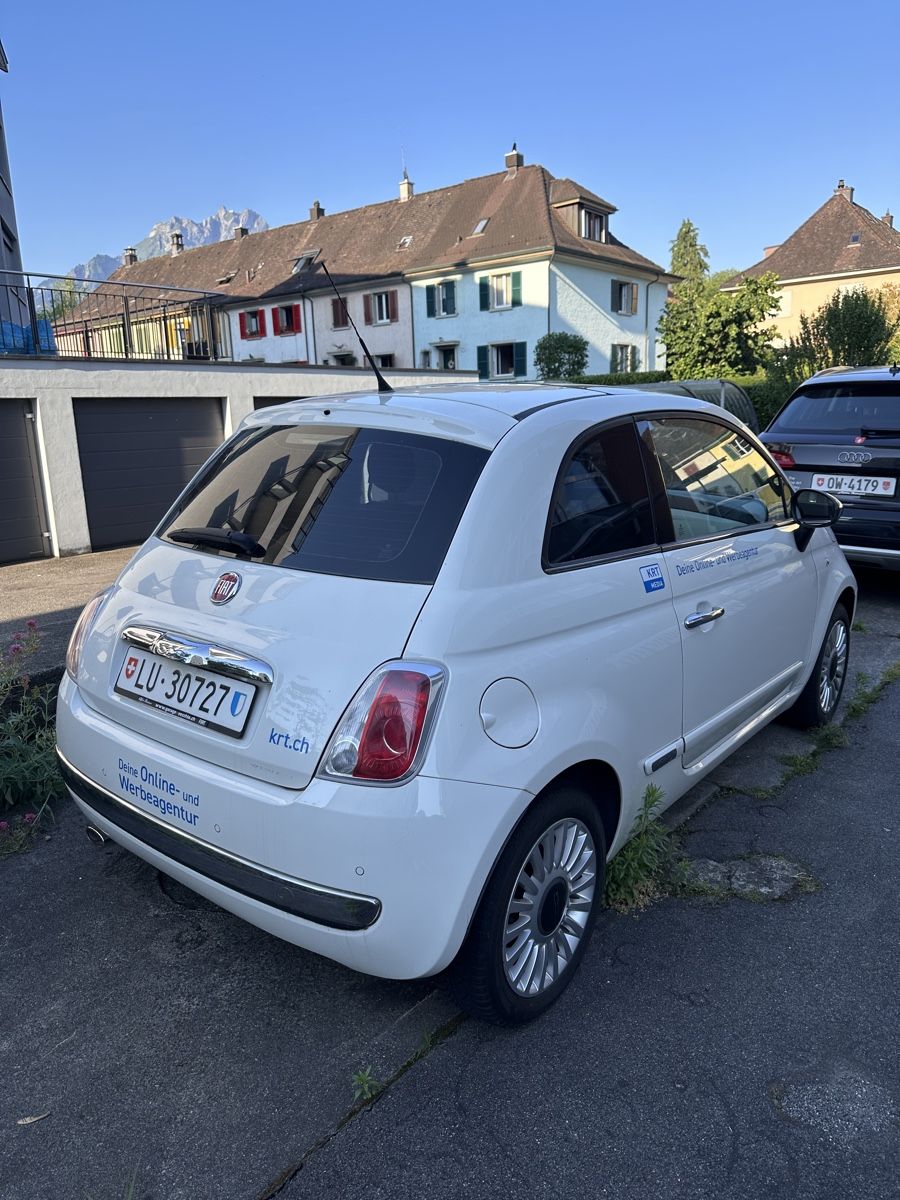 Fiat Automobili: Fiat 500 weiss 1.2 8V – Usato da Luzern venduto da AK64 1
