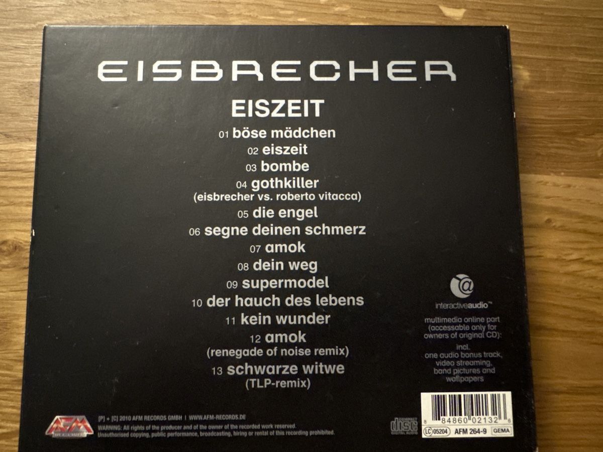 CDs: Eisbrecher - Eiszeit – Gebraucht aus Muhen von Kusi_ 1