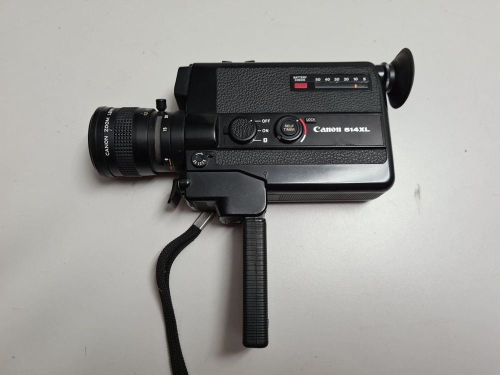 Appareil photo vintage Canon 514XL Super 8 testé et