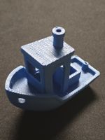 Benchy aus blauem PLA