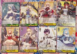 Azur Lane 8 Common Cards Weiss Schwarz Japanese Version