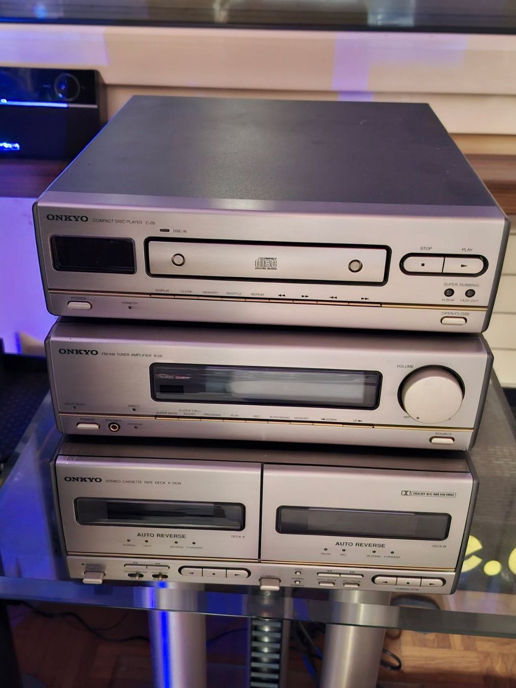 Onkyo Lettore multimediale & Streamer: Onkyo  Stereo Midi Receiver CD  Player Kassetten Deck – Usato da Wittenbach venduto da Nostalgie1965