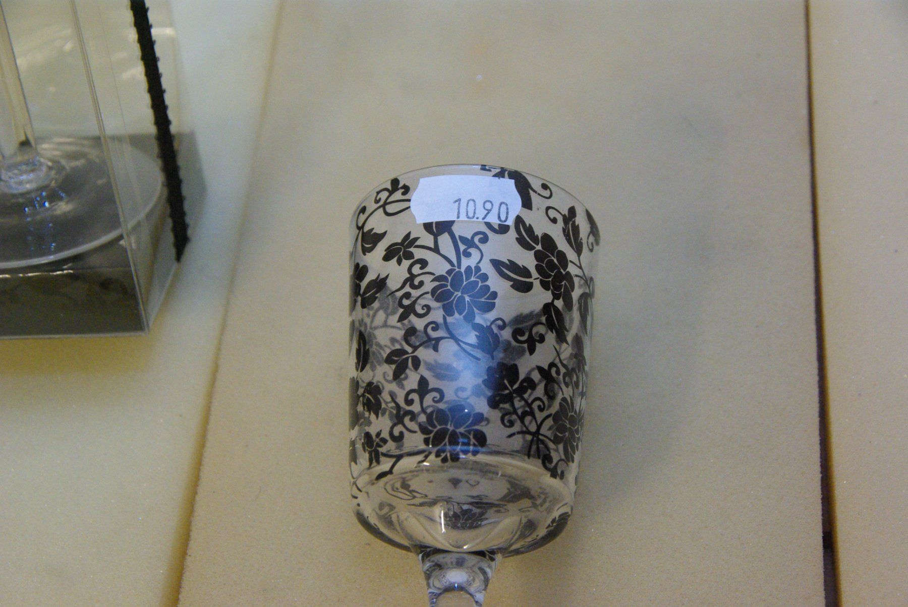 Portacandele: 2x Teelichthalter mit Stiel, aus Glas – Nuovo (secondo la descrizione) da Herisau venduto da Cevianer1844 1