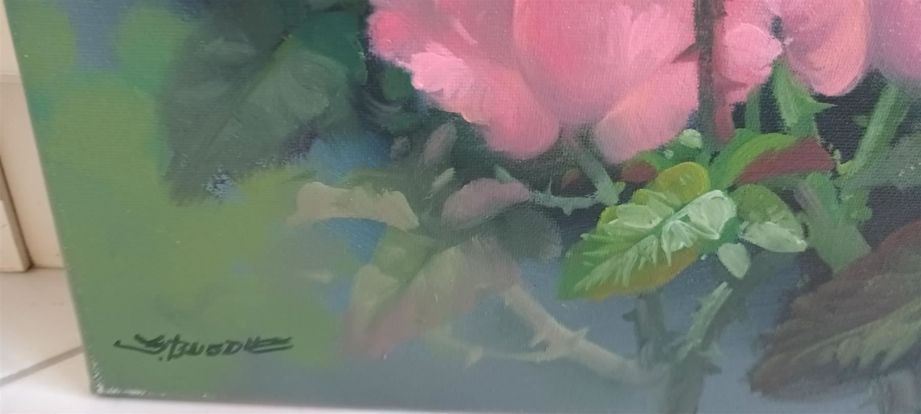 Gemälde: Busdee "Rosen" Gemälde Original1 – Gebraucht aus Zürich von Galerie-Kunst 1