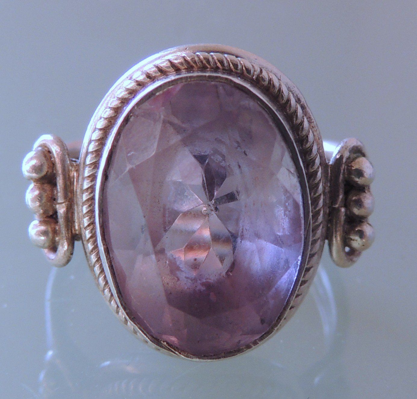 Anelli: Amethyst Silber 925 Fingerring Gr. 50 – Usato da Waldenburg venduto da schaller707 3