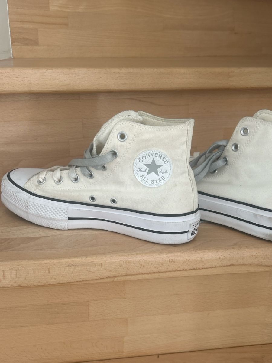 Scarpe da donna: Converse sneakers femme écru – Usato da Colombier NE venduto da mon58