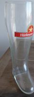 Hürlimann Bierstiefel Glas gebraucht