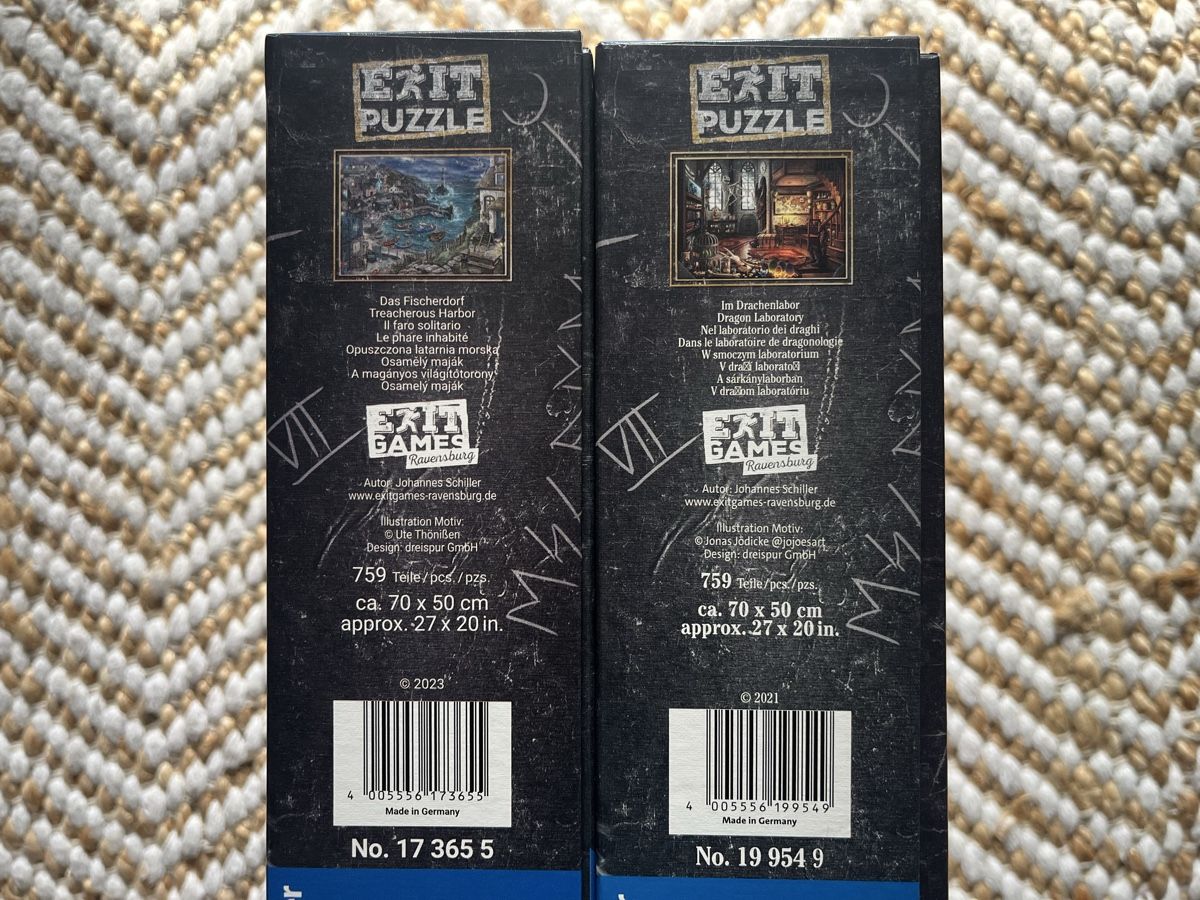 Ravensburger Puzzle: Exit Puzzles – Usato da Bern venduto da famitro 1