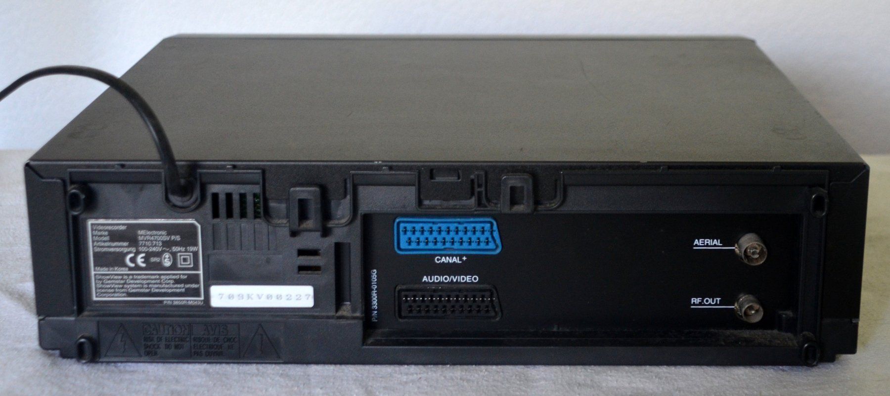 Registratori: Videorecorder VHS Melectronic VR-610SV magnétoscope – Usato da Collonges venduto da arashee 2