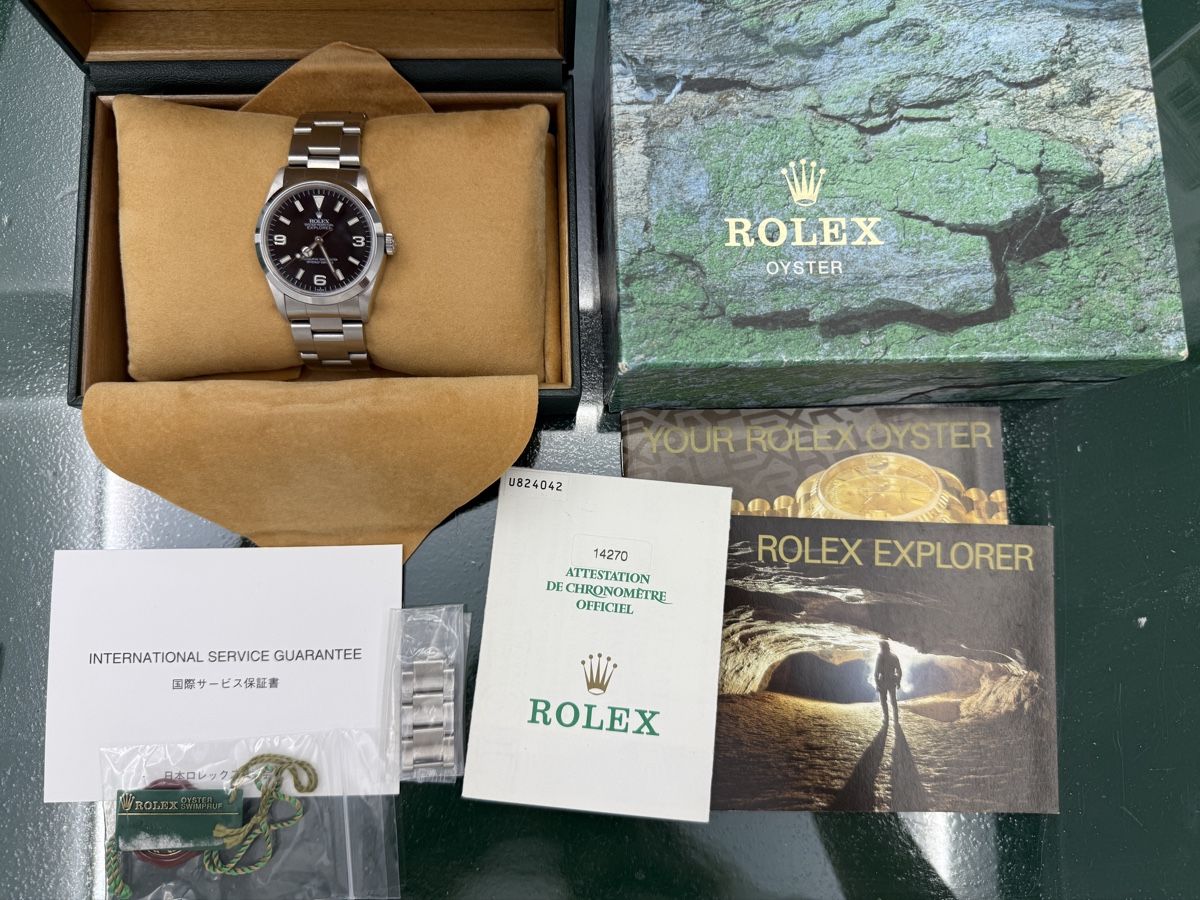 Rolex Orologi: Rolex Explorer 14270 - Full Set - Serviced – Usato da Zürich venduto da watchdealer-24 6