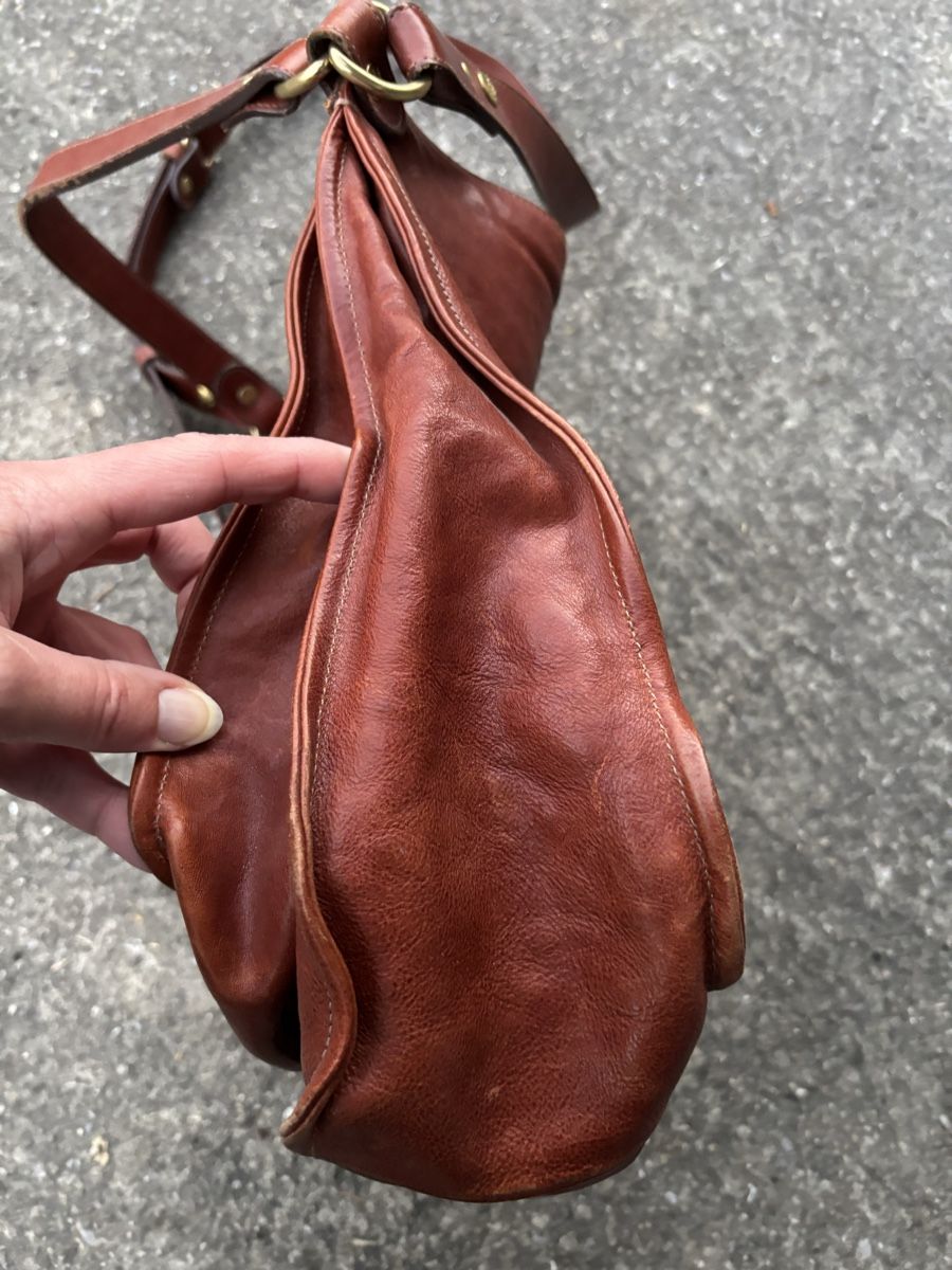 Taschen für Damen: Il Bisonte Handtasche Leder – Gebraucht aus Giswil von Miiichen 2