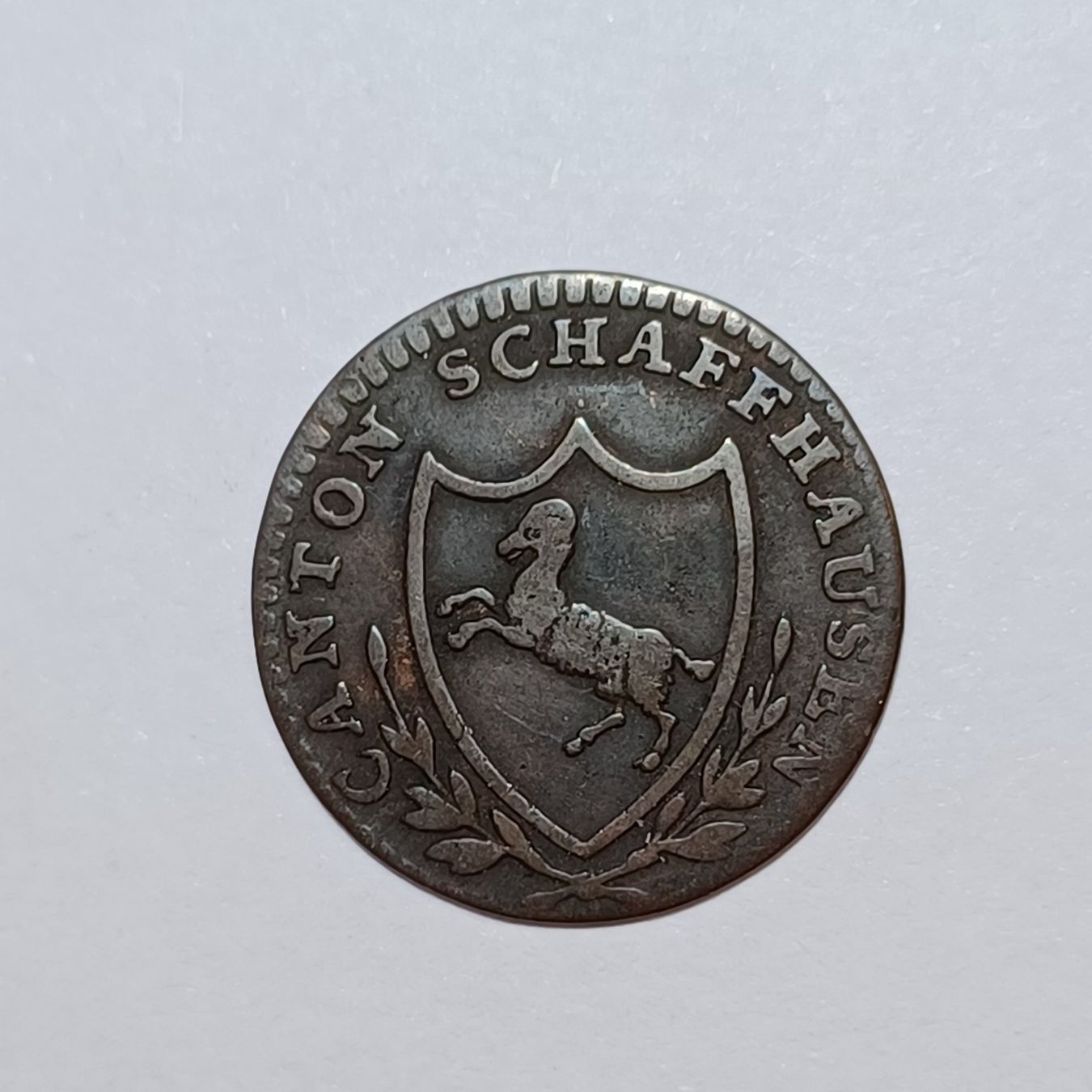 Alle Münzen: Kreuzer 1808 Schaffhausen s – Gebraucht aus Pfäffikon ZH von Welt_Muenzen 1