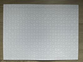 Puzzle neutral weiss ohne Motiv (A)