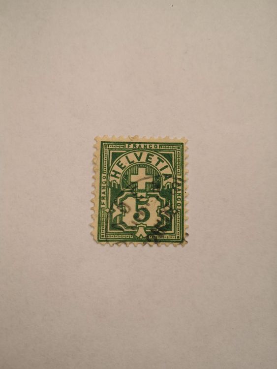 Tutti i francobolli: 1881 Helvetia Briefmarke – Usato da Wiesendangen venduto da MMoretto