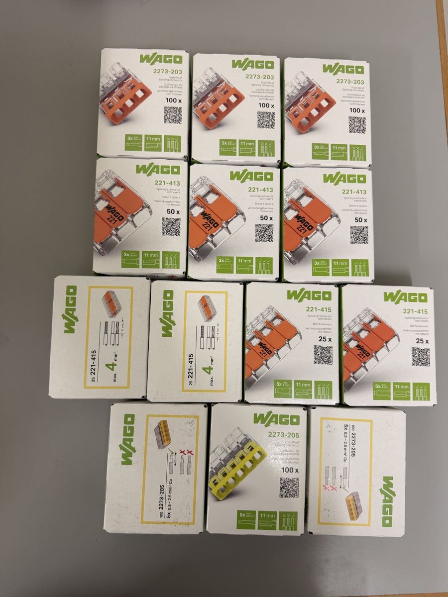 Wago Componenti elettronici: Wago klemmen divers neu  – Nuovo e nell'imballaggio originale da Zürich venduto da papaplatte