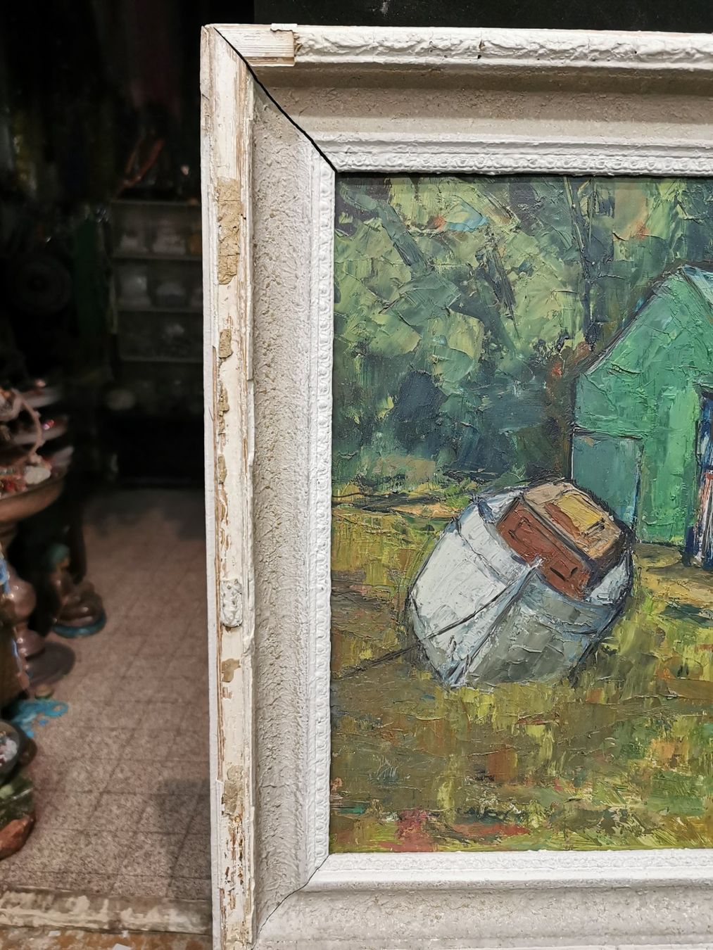 Dipinti: HUILE SUR PANNEAU SIGNÉE probablement JOHN TORCAPEL??? – Usato da Genève venduto da Qanil77 4